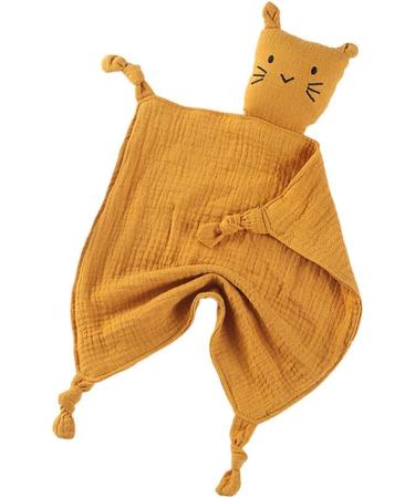 ShapeW Baby Pacifier & Teether Blanket - Soft Animal Cats Bib for Infants | Comfort Sleeping & Breastfeeding Toy - Buy Online on GoSupps.com
