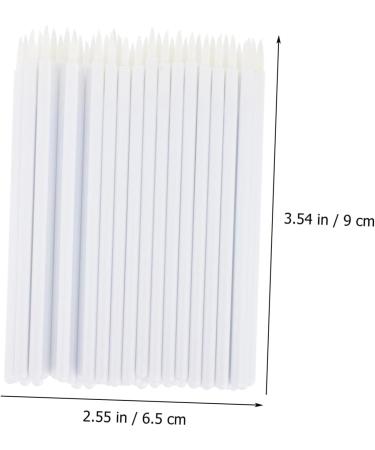 MUSISALY 100pcs Disposable Eyeliner Brush Makeup Brush Applicator Eye Tool Brush Eye Makeup Brush Cosmetic Brush Eyeliner Fiber Brush Eyeliner Applicator Makeup Eye Tool 9x6.5cm White - Buy Online on GoSupps.com