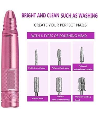 Portable Electric Nail Drill Compact Efile Electrical Professional Nail File Kit for Acrylic Gel Nails for Acrylic Nails Poly Gel Nail Art Salon Use or Home use - Buy Online on GoSupps.com