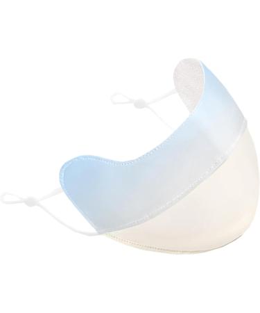 UV Protection Face Masque - Breathable Ice Silk Face Shield - Reusable Sun Shield Face for Women Sunscreen Masque for Fishing Hiking Cycling gradient blue - Buy Online on GoSupps.com