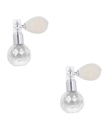 FOMIYES Highlighters 2 pcs Vintage Home Sparkling Face Beauty Light Cosmetic for Sparkle Girls Travel Women Silverx2pcs mediumx2pcs