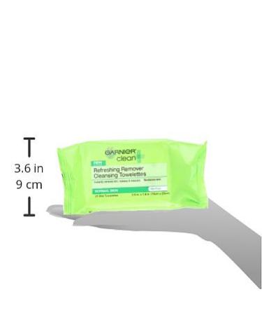 Garnier SkinActive Cleansing Towelettes 25 ea - Pack of 3 | Refreshing Remover for Effective Makeup Removal - Buy Online on GoSupps.com
