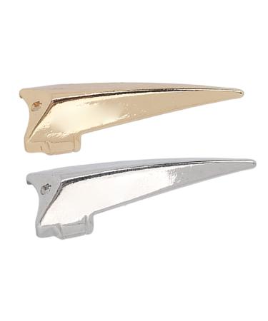 Hair Parting Tool ANGGREK Dreadlocks Braids Finger Parting Tool Selecting Ring Braids Parting Ring for Wigs Extensions(Gold)