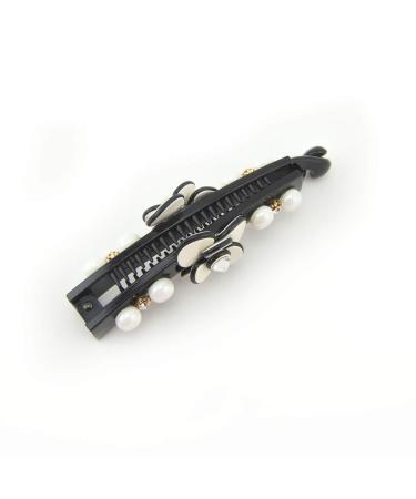 Meilliwish Noble Flower Wedding Banana Hair Clip for Women & Girls - Elegant White Accessory - Buy Online on GoSupps.com