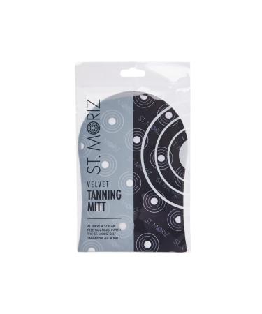 St Moriz Velvet Tanning Mitt for Even Fake Tan Coverage Stain Free Hands & Streak Free Finish | Reusable | Use with Any Fake Tan Mousse Mist Lotion | Fake Tan Mitt | Fake Tan Applicator Fake Tan 1 Count (Pack of 1)