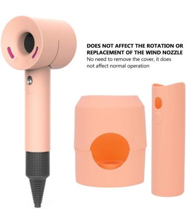 Blower Protective Cover Dust Proof Protector Cover Silicone Hair Dryer Protective Cover Portable Proof Blower Protective Skin Cover for Hair Dryer(Orange) - Buy Online on GoSupps.com
