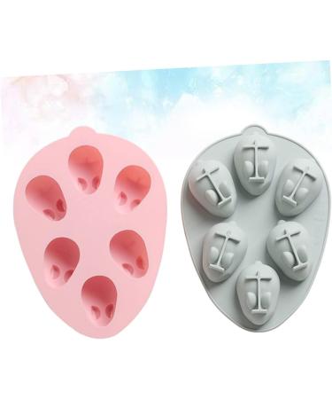 2pcs 3D Rabbit Mousse Molds Cake Animal Resin Silicone Molds Easter Jelly Cake Mold Easter Ice Cube Trays Silicone Baking Mold Easter Bunny Mixer Timer Oven Clay Candy Fondant Mold Assorted Color 14.9X20.9CM - Buy Online on GoSupps.com