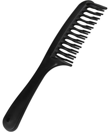 VENYAA 4X Black Double Row Tooth Detangler Hair Comb Shampoo Comb with Handle for Long Curly Wet Hair - Buy Online on GoSupps.com