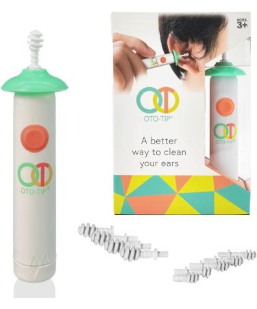 Electric Ear Wax Removal Kit - Safe & Reusable Silicone Tips - Spiral Spin Technology - 10 Replacement Tips Included - Buy Online on GoSupps.com