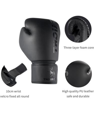 Valchiria Boxing Gloves for Men Women - Sparring & Training MMA Kickboxing Gloves with Handwraps - Black/White/Gold - 8-14 oz Sizes Available - Buy Online on GoSupps.com