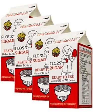 Party Mix Box of 4 X 3.25 lbs Cotton Candy Sugar - Buy Online on GoSupps.com