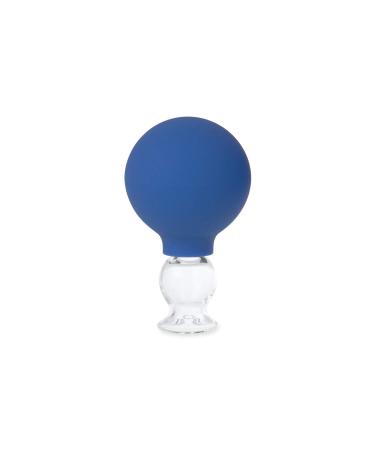 AFH cupping glasses premium with bulk | Type 2 - Olive | Color and size selection (Blue approx. 25 mm) Blue approx. 25 mm