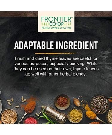 Frontier Co-op Thyme Leaf Powder 1lb - Premium Quality Organic Herb for Culinary Use - Buy Online on GoSupps.com