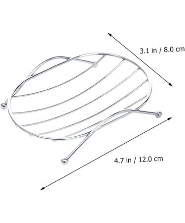 Ciieeo 12 Pcs Stainless Steel Drainer Metal In Sink Sponge Holder Draining Soap Container Soap Organizer Bathroom Soap Holder Soap Rack Travel Chrome Plated Iron Soap Dish Take a Bath - Buy Online on GoSupps.com