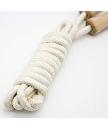 Homello Adjustable Jump Rope for Children - 260cm Rainbow Jump Rope with Wooden Handle for Fitness Games & Fat Burning Exercise - Buy Online on GoSupps.com