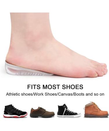 Dr. Foot's Height Increase Insoles - Heel Cushion Inserts for Leg Length Discrepancies | Small (0.5 Height) - International Shipping Available - Buy Online on GoSupps.com