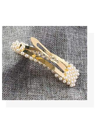 Elegant Wedding Hair Clip for Women | Topsaire Gold Pearl Glitter Accessories | Perfect for Oktoberfest Birthdays & Parties - Buy Online on GoSupps.com