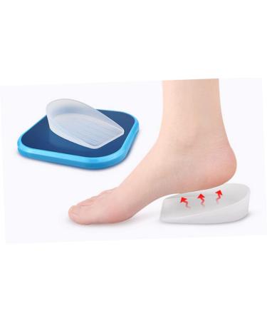 NOLITOY Silicone Heel Cushions - Heightening Insoles for Achilles Pain Relief & Comfort | Disposable Booster Cushions - Set of 2 - Buy Online on GoSupps.com