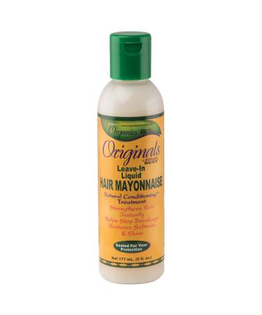 Originals by Africa's Best Leave In Liquid Hair Mayonnaise Leave-In Conditioner Repairs Rebuilds and Revitalizes Hair Excellent For All Hair Types 6 oz