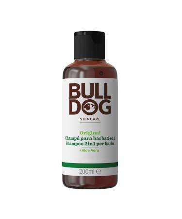Bulldog Original Beard Shampoo & Conditioner for Men (1 Pack 200 ml) 2 in 1 Beard Shampoo and Conditioner