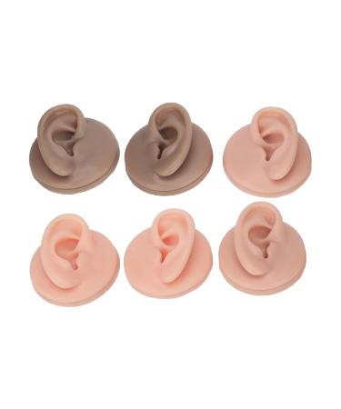 3 Pairs Flexible Silicone Ear Models for Jewelry Display & Piercing Exercises - Reusable Soft Ear Shapes - Buy Online on GoSupps.com