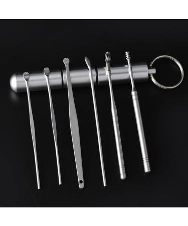 Minkissy 18PCS Stainless ANC Ear Buds and Ear Cleaner Set - Earpick Wax Removal Tool Kit with Ear Plugs - Buy Online on GoSupps.com
