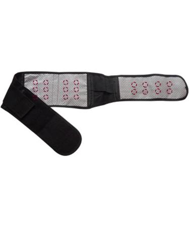 Adjustable Black Waist Belt for Lower Back Pain Relief | Posture Correction & Magnetic Therapy | Self-Warming Lumbar Support - X-Large - Buy Online on GoSupps.com
