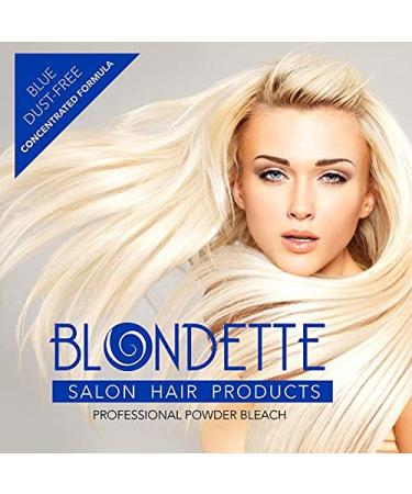 Blondette Salon Professional Powder Bleach Blue 16 oz - Dust-Free Formula - Buy Online on GoSupps.com