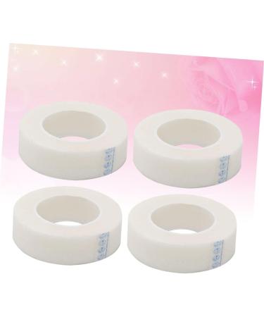 Beaupretty 4 Rolls lash extensions supplies white tape transparent tape eyelash tape sensitive skin Eyelash Tapes micropore eyelash tape extension adhesive tape Fake eyelashes tool 4 Rolls White - Buy Online on GoSupps.com