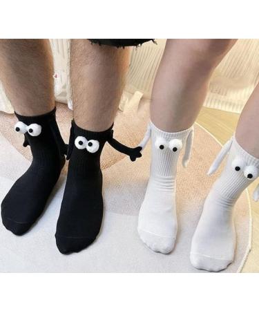 ROJADA Magnetic Hand Holding Couple Socks - Novelty Funny Gifts for Couples, Lovers, Friends and Parents - Buy Online on GoSupps.com