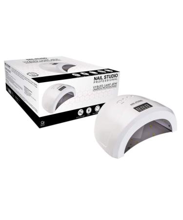 Nail Studio 48W Professional UV & LED Lamp for Gel & Acrylics - Timer & LCD Screen for Perfect Nails - Buy Online on GoSupps.com