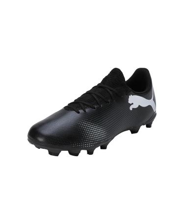 PUMA Men's Future 7 Play Fg/Ag Soccer Shoe 43 EU Puma Black Puma White