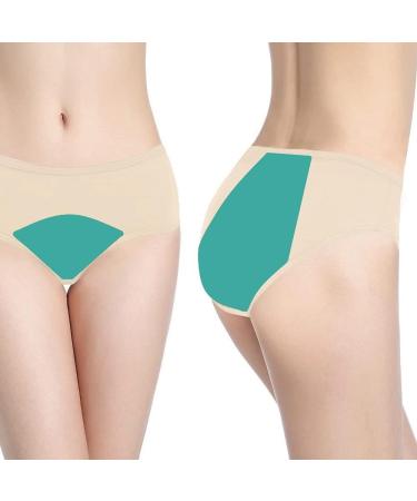 Noblood Period Underwear | Eco-Friendly & Washable | Comfort Fit for Girls | Absorbent Menstruation Briefs | XXS-3XL Nude - Mohina L - Buy Online on GoSupps.com