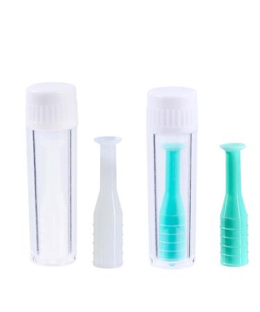 JOCXZI Pack of 4 Contact Lens Removers - Contact Lens Insertion Aid Contact Lens Green Inserter Remover with Storage Case for All Types of Cosmetic Contact Lenses for Home Travel - Buy Online on GoSupps.com