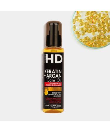 FARCOM Care Hair Oil HD Keratin + Argan 100ml | Nourish & Repair Hair | International Shipping Available - Buy Online on GoSupps.com