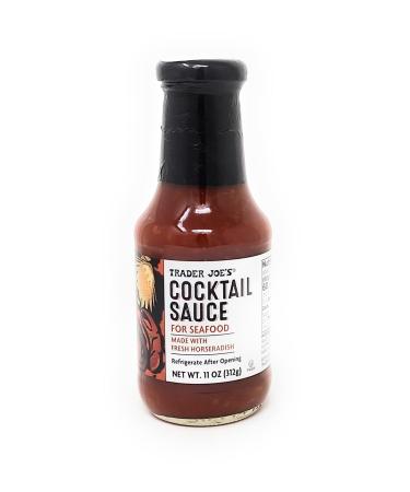 Trader Joe's Seafood Cocktail Sauce Made With Fresh Horseradish Net Wt. 11 Oz (312g) - Pack of 1