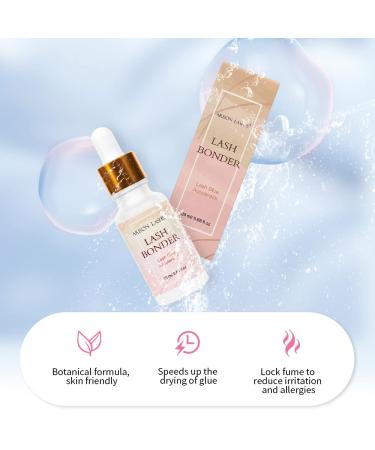 Arison Lash Bonder 20ml - Super Accelerator & Sealant for Eyelash Extensions | Waterproof & Oil Proof Adhesive with Longer Retention | No Fume, No Irritation | Unscented - Buy Online on GoSupps.com