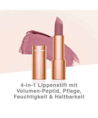 M. Asam Magic Finish Lipstick Satin Rosewood - 4-in-1 Lip Care Volume & Moisture - Romantic Rosewood Color - Buy Online on GoSupps.com