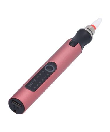 Rechargeable Electric Nail Drill Kit with 3 Speeds Multifunctional Pedicure Tool Suitable Grinding Heads for Acrylic and Nails