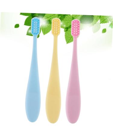 Gatuida 12-Part Soft Manual Toothbrush Set for Maternity Kids & Travel | Gentle Tongue Scraper & Training Brush - Buy Online on GoSupps.com
