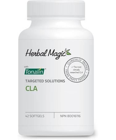 Herbal Magic CLA with Tonalin Supplement with Conjugated Lineolic Acid Non-GMO Softgels
