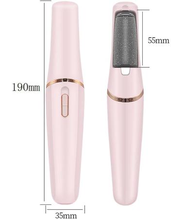 YOXIER Two-speed Electric Foot Scab Remover for Rough Cuticles Powerful Callus with Fine Grinding Head Smooth Pedicure Wand Rechargeable Led Light 2-speed Pink - Buy Online on GoSupps.com