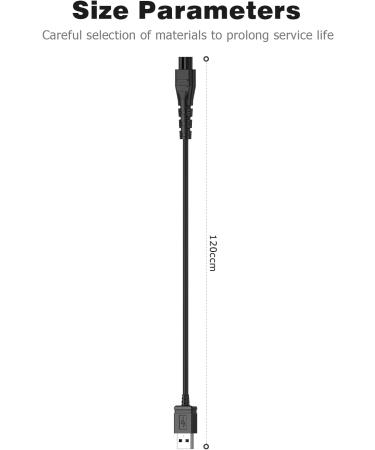 Mellbree USB Charger for Remington HC4250 HC4255 F3 PF7500 - Compatible with MB4200 MB4130 XR1330 XR1350 XR1400 XR1470 XR1430 - Buy Online on GoSupps.com