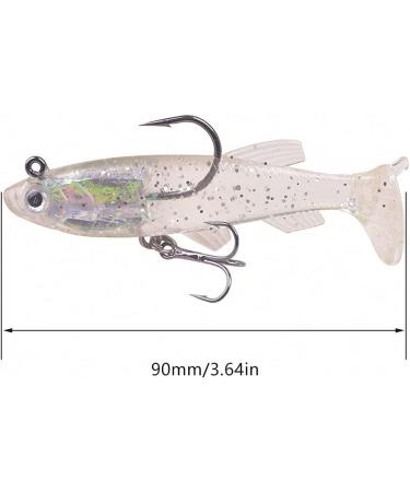 Ymdz Fishing Bait Set - Crankbait Wobbler Artificial Baits for Pike & Perch - Freshwater & Brine Rubber Fish with Trigger Hooks - Buy Online on GoSupps.com