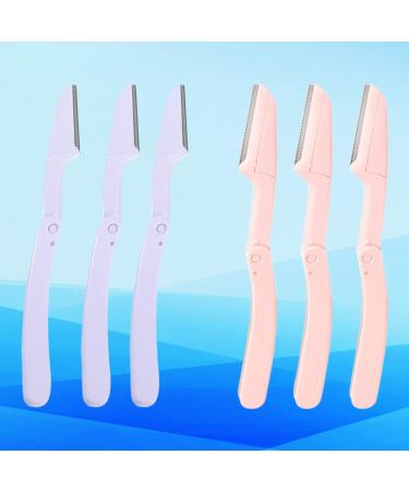 Frcolor 18 Pack Eyebrow Razor Kit - Precision Shapers Trimmers & Face Hair Remover - Violet & Pink Beauty Tools - Buy Online on GoSupps.com
