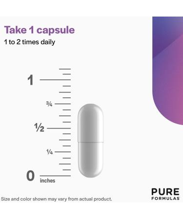 PureFormulas Neuro Complex for Brain Health, Cognitive Support & Memory Enhancement with Ginkgo Biloba, Phosphatidyl Serine, Vegan, Non-GMO - Brain Health Supplement, 60 Veg Capsules - Buy Online on GoSupps.com