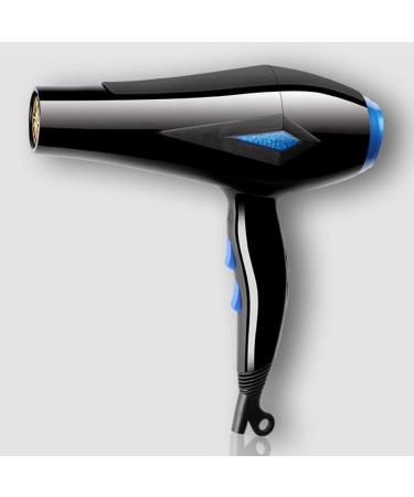 2000W Hair Dryer Salon Negative Ionic Hair Blow Dryer Dc Motor Light Weight Low Noise Hair Dryers with Diffuser & Concentrator Black