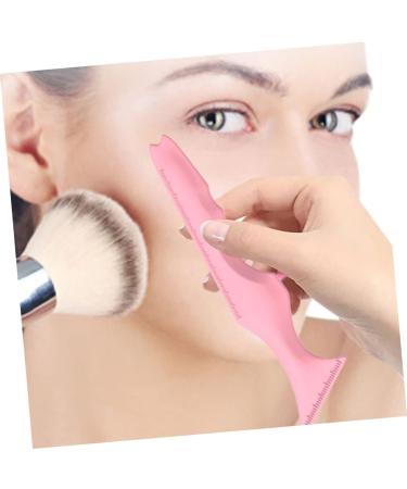 Ipetboom 2pcs Silicone Beauty Ruler Eyeliner Pencil Eyebrow Template Eyeshadow Stencils Aid With Wings Cream 15X4.15CM Pink-1 - Buy Online on GoSupps.com