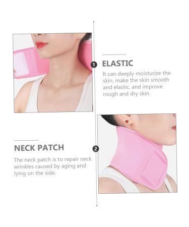 Cervical Membrane Neckline Pads - Anti-Aging Firming Neck Patches for Moisturizing and Care | Essential Oil Gel Mask in Pink - Best International Shipping - Buy Online on GoSupps.com