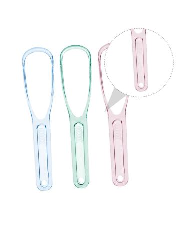 FRCOLOR 6 Pcs Tongue Scrapers & Oral Flossers Kit for Adults - Gentle Plastic Mouth Care - Buy Online on GoSupps.com